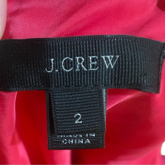 JCrew Ruffle-Sleeve Sheath Dress Italian Stretch Wool Pink G3959 Year Round Wear - Picture 8 of 10